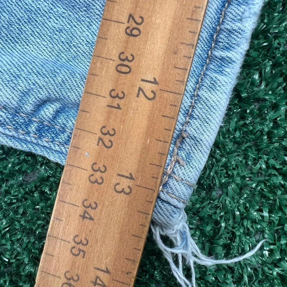 American Eagle Super High-Rise Ultra Wide Leg Jeans Women's 4 Short 28x28.5 Blue